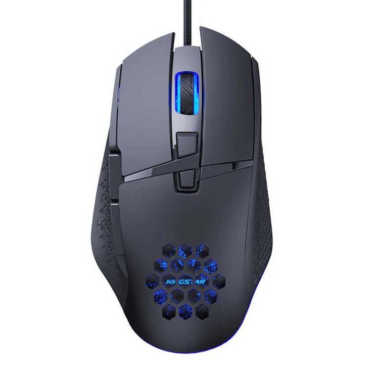 ماوس مخصوص بازی کینگ استار مدل KM360G 🖱️ با سنسور اپتیکال، نورپردازی RGB 🌈 و کلیدهای قابل برنامهریزی 🎮 مناسب لپتاپ و کامپیوتر