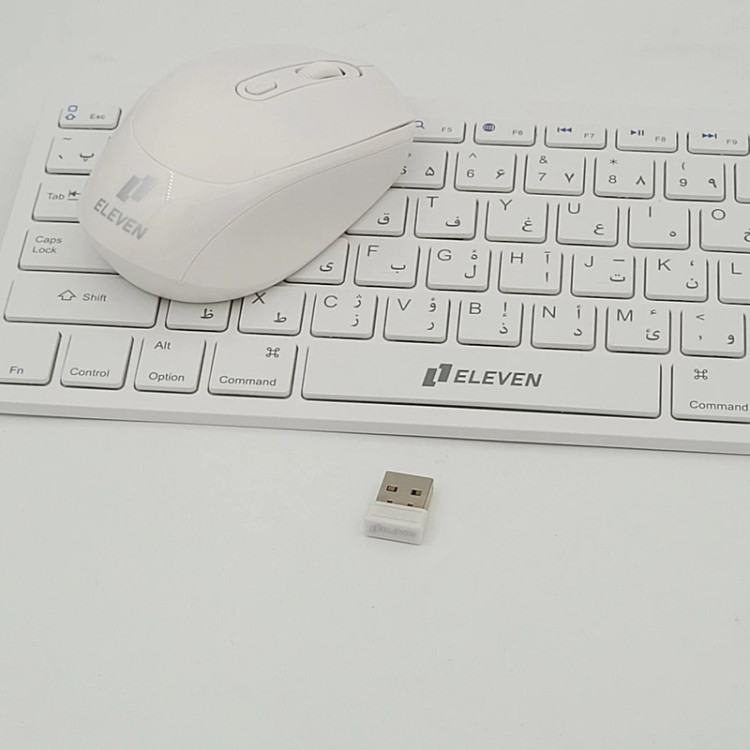 ست کیبورد و ماوس ایلون مدل WK802 ⌨️🖱️ بیسیم با اتصال RF ۲.۴ گیگاهرتز 🔌 مناسب لپتاپ و کامپیوتر 💻 برای استفاده خانگی و اداری