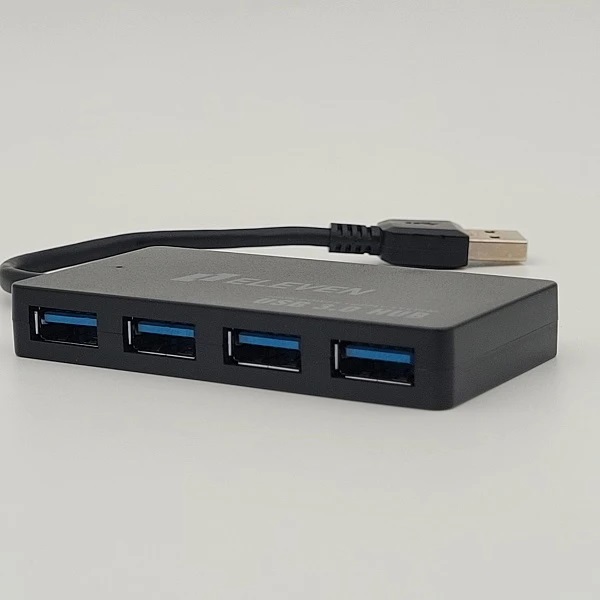 نمای نزدیک هاب ایلون H301 🔌 با ۴ پورت USB 3.0 🖥️ برای اتصال چند دستگاه همزمان