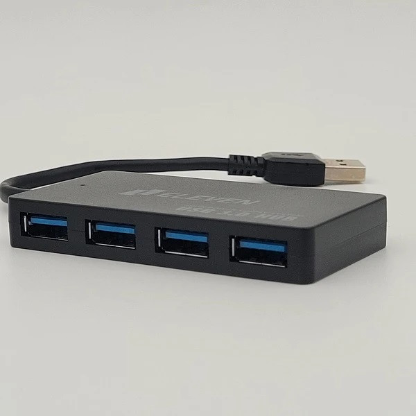 نمای نزدیک هاب ایلون H301 🔌 با ۴ پورت USB 3.0 🖥️ برای اتصال چند دستگاه همزمان
