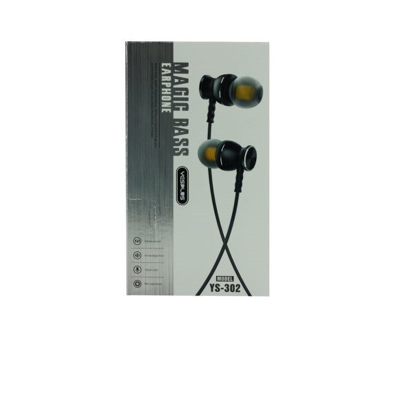 هندزفری سیمی Yesplus YS-302 🎧 متصل به موبایل 💻 با میکروفون داخلی 🎤 برای مکالمه و گوش دادن به موسیقی