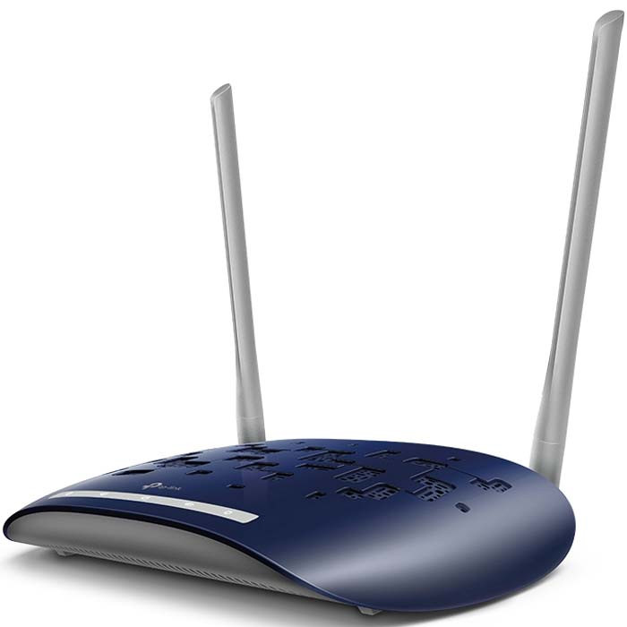 نمای جلوی مودم TP-Link TD-W9960 v1.20 💡 با چراغهای LED نشاندهنده وضعیت اینترنت و وایفای