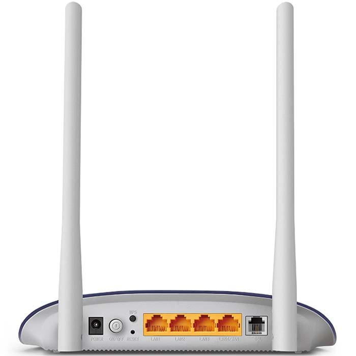 پورتهای LAN و WAN مودم روتر TP-Link TD-W9960 v1.20 🖥️ برای اتصال کابل اینترنت و شبکه