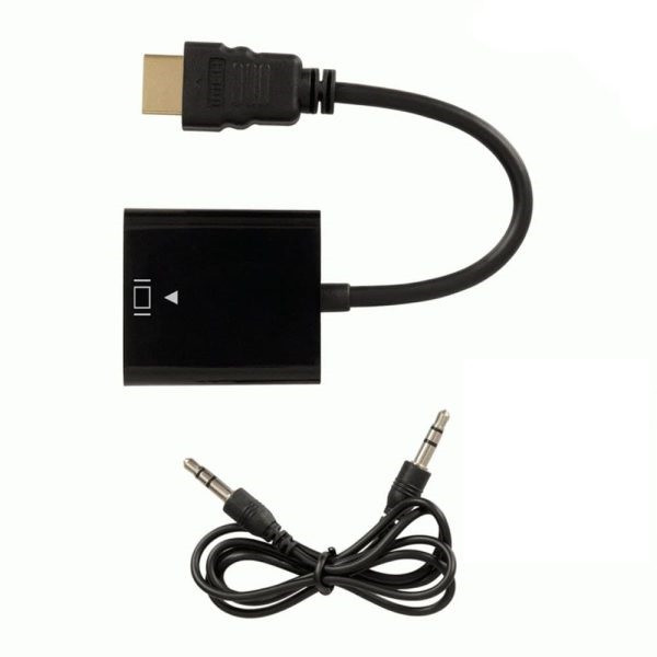 مبدل HDMI به VGA 🔌 با بدنه مقاوم و طراحی سبک و قابل حمل 💻 برای اتصال آسان به مانیتور و پروژکتور