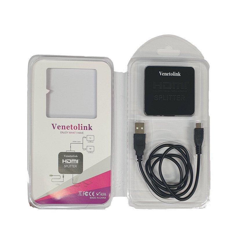 اسپلیتر ۱ به ۲ HDMI Ventolink برای اتصال همزمان دو نمایشگر 💻📺