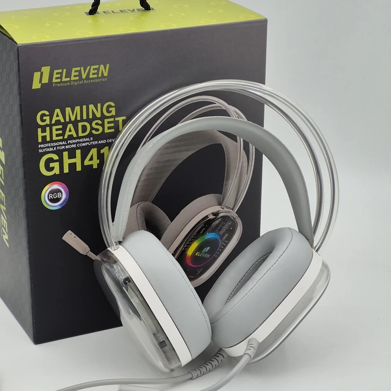 هدست گیمینگ ایلون GH41 🎧 با میکروفون قابل تنظیم 🎤 و نورپردازی LED 🌈