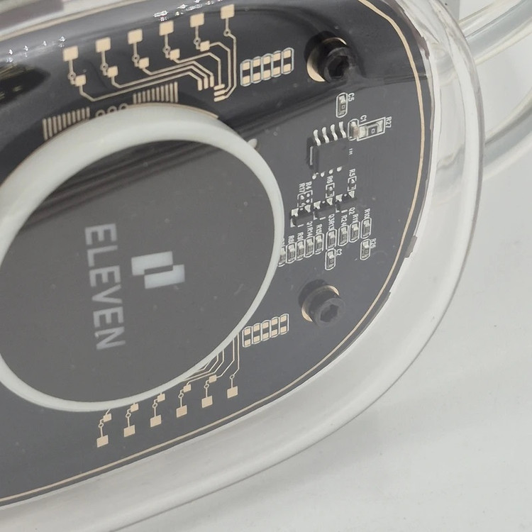 نمای نزدیک از هدست گیمینگ ایلون GH41 با نورپردازی رنگی و میکروفون قابل تنظیم 🌈