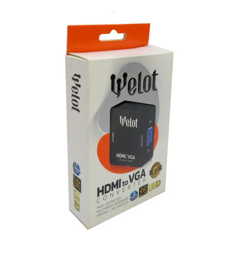 مبدل HDMI به VGA ویلات مدل WELOT برای اتصال لپتاپ به مانیتور 💻