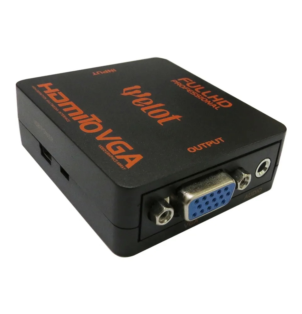 آداپتور تبدیل ویلات WELOT از HDMI به VGA مناسب پروژکتور و تلویزیون 📺