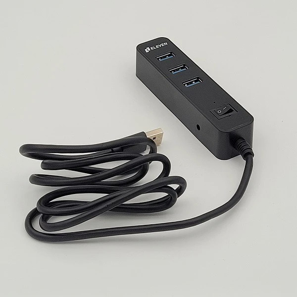 هاب چهار پورت ELEVEN H302 مناسب لپتاپ و کامپیوتر رومیزی 🖥️