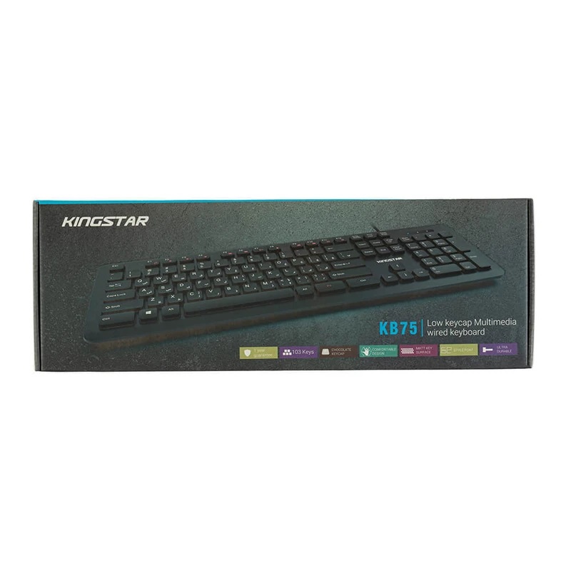 کیبورد کینگ‌استار مدل KB75 با طراحی جمع‌وجور و ارگونومیک ⌨️💻