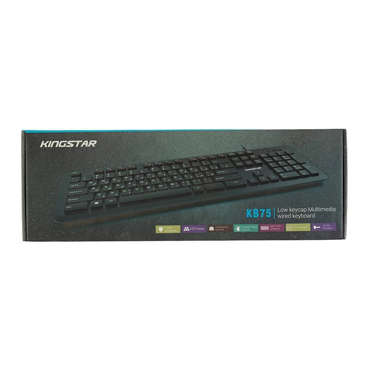 کیبورد کینگاستار مدل KB75 با طراحی جمعوجور و ارگونومیک ⌨️💻