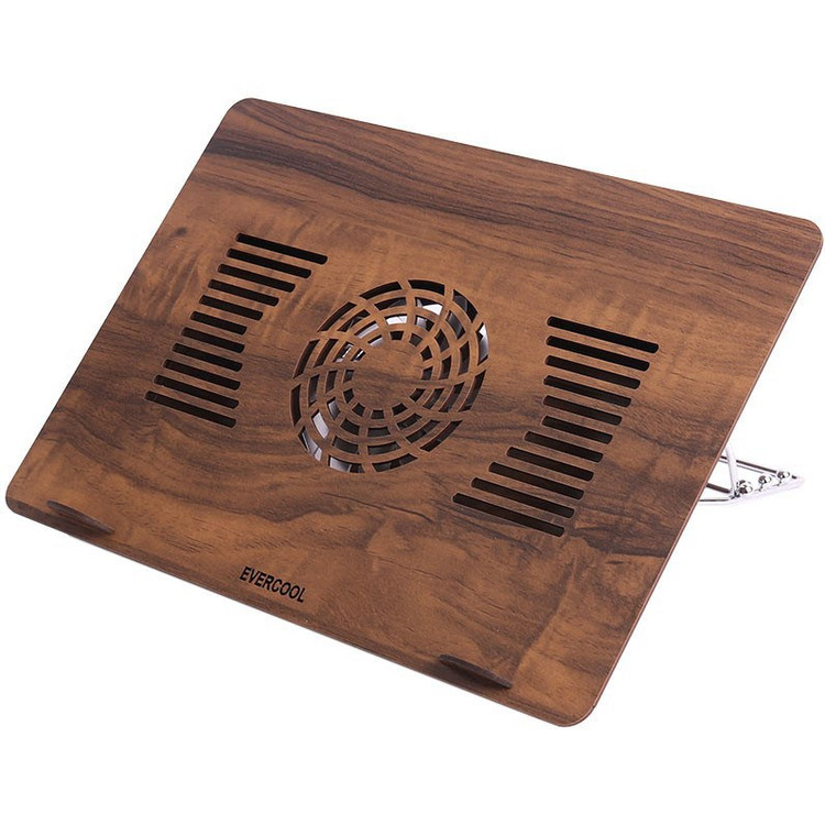 نمای نزدیک فن LED آبی پایه خنککننده ECOL-S12