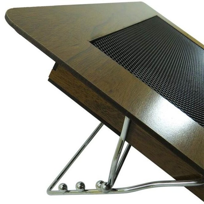 پایه خنک‌کننده لپ تاپ ایورکول مدل دو فن ECOL-N99W با طراحی ارگونومیک و خنک‌کنندگی موثر