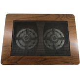 پایه پایه خنککننده ایور کول با زاویه قابل تنظیم و دو فنلپ تاپ ایورکول مدل دو فن ECOL-N99W با طراحی ارگونومیک و خنککنندگی موثر