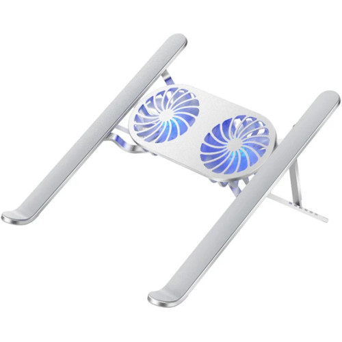 کول پد دو فن چراغ دار مخصوص لپتاپ گیمینگ