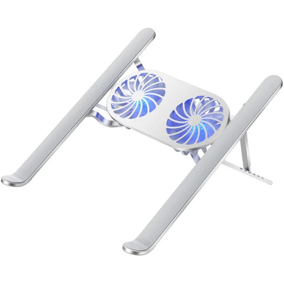 کول پد دو فن چراغ دار مخصوص لپتاپ گیمینگ