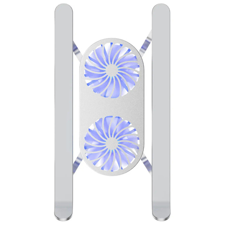 کول پد دو فن چراغ دار مخصوص لپتاپ گیمینگ