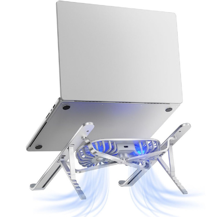 کول پد دو فن چراغ دار مخصوص لپتاپ گیمینگ