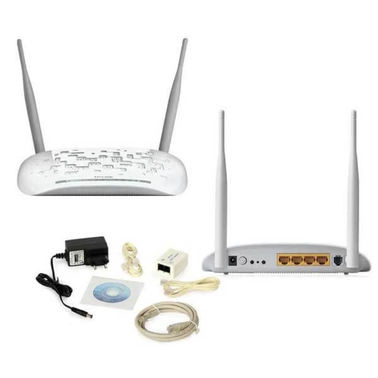 مودم تی پی لینک مدل TD-8961N با 4 پورت LAN و آنتن وایفای