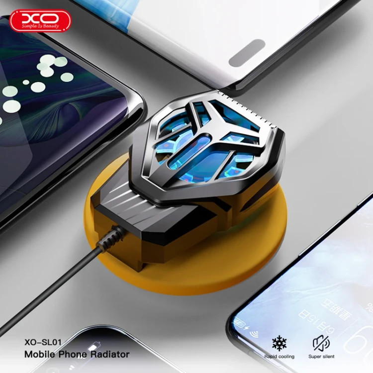 فن خنک کننده گوشی موبایل ایکساو مدل SL01 با طراحی سبک و عملکرد سریع برای جلوگیری از داغ شدن گوشی