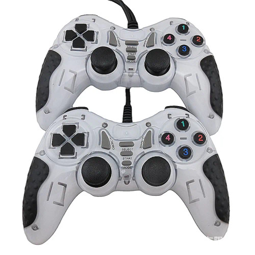 گیم پد USB مدل 606– دسته بازی با سیم ارگونومیک و سازگار با کامپیوتر و لپتاپ