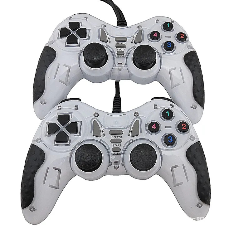 گیم پد USB مدل 606– دسته بازی با سیم ارگونومیک و سازگار با کامپیوتر و لپتاپ