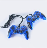 گیم پد USB مدل 606– دسته بازی با سیم ارگونومیک و سازگار با کامپیوتر و لپتاپ