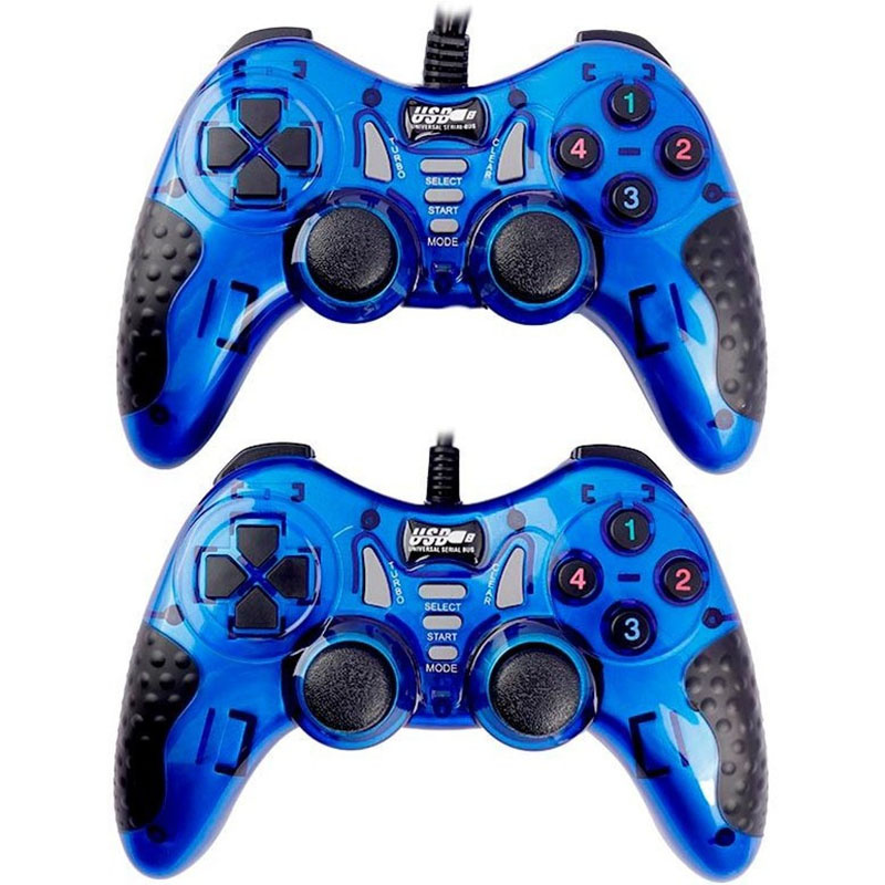 گیم پد USB مدل 606– دسته بازی با سیم ارگونومیک و سازگار با کامپیوتر و لپ‌تاپ