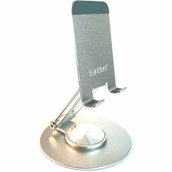 هولدر گوشی و تبلت ET-EH227 فلزی 📱 روی میز 💻 با زاویه قابل تنظیم 🔄 برای مطالعه و تماشای فیلم