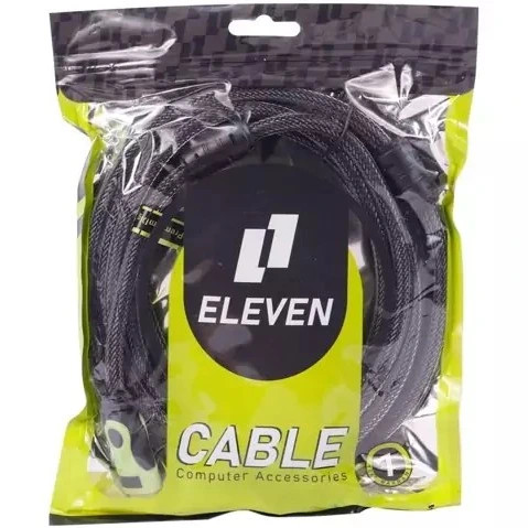 کابل HDMI ELEVEN 20 متری مشکی با کیفیت 4K
