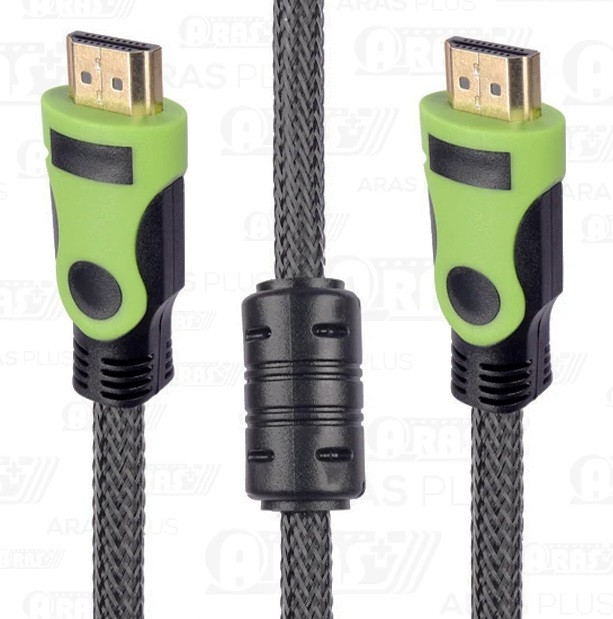 نمای نزدیک کانکتور فلزی HDMI کابل ELEVEN