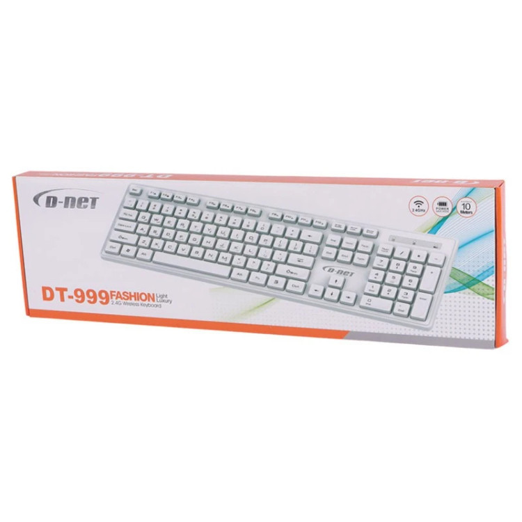 عکس کیبورد بیسیم D-NET DT-999 با طراحی استاندارد