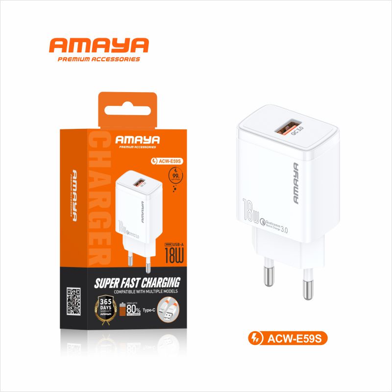 شارژر موبایل  18 وات آمایا (Amaya) مدل ACW-E59S