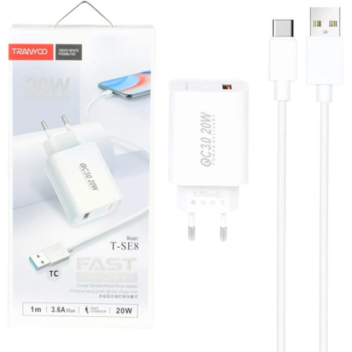 تصویر شارژر ترانیو مدل T-SE8