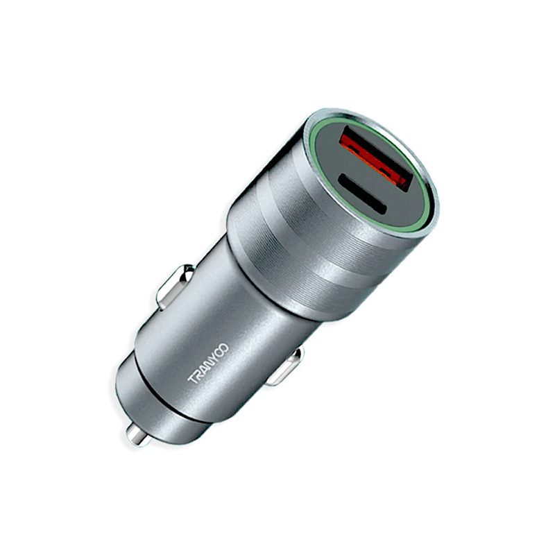 عکس شارژر فندکی دو پورت ترانیو مدل T-C9