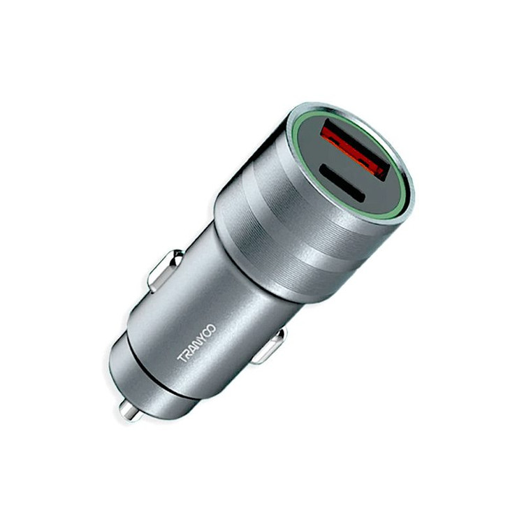 عکس شارژر فندکی دو پورت ترانیو مدل T-C9