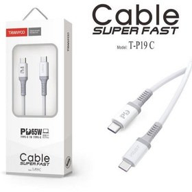کابل شارژر TRANYOO T-19C TYPE-C TO TYPE-C