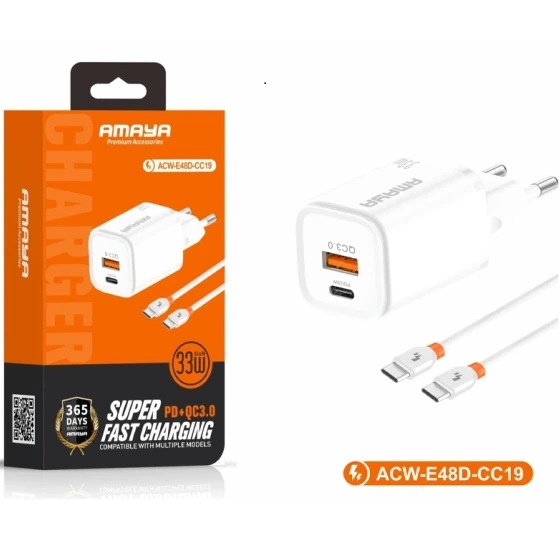 شارژر آمایا مدل AMAYA ACW-E48D-CC19