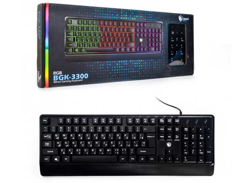 کیبورد مخصوص بازی بیاند مدل BGK-3300 RGB