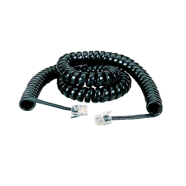 سیم تلفن انعطافپذیر فنری با سوکت RJ11