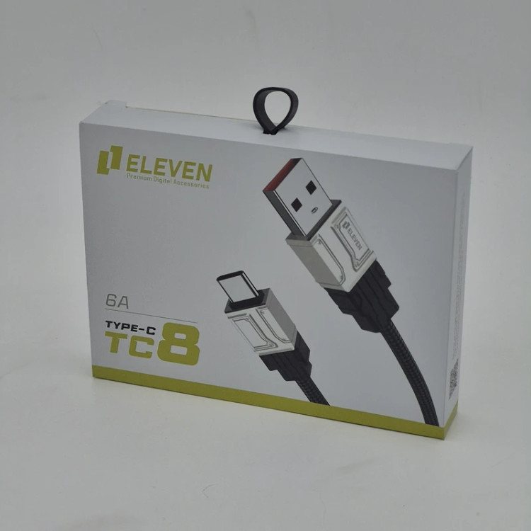 کابل تبدیل USB به USB-C ایلون مدل elevenTC8 طول 1 متر