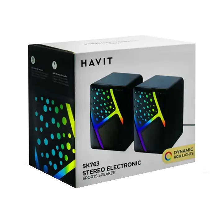 اسپیکر کامپیوتر هویت مدل SK763 با تغذیه USB